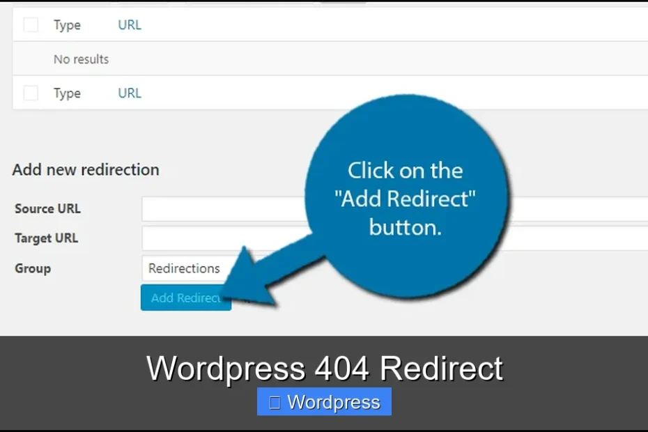 Wordpress 404 Redirect