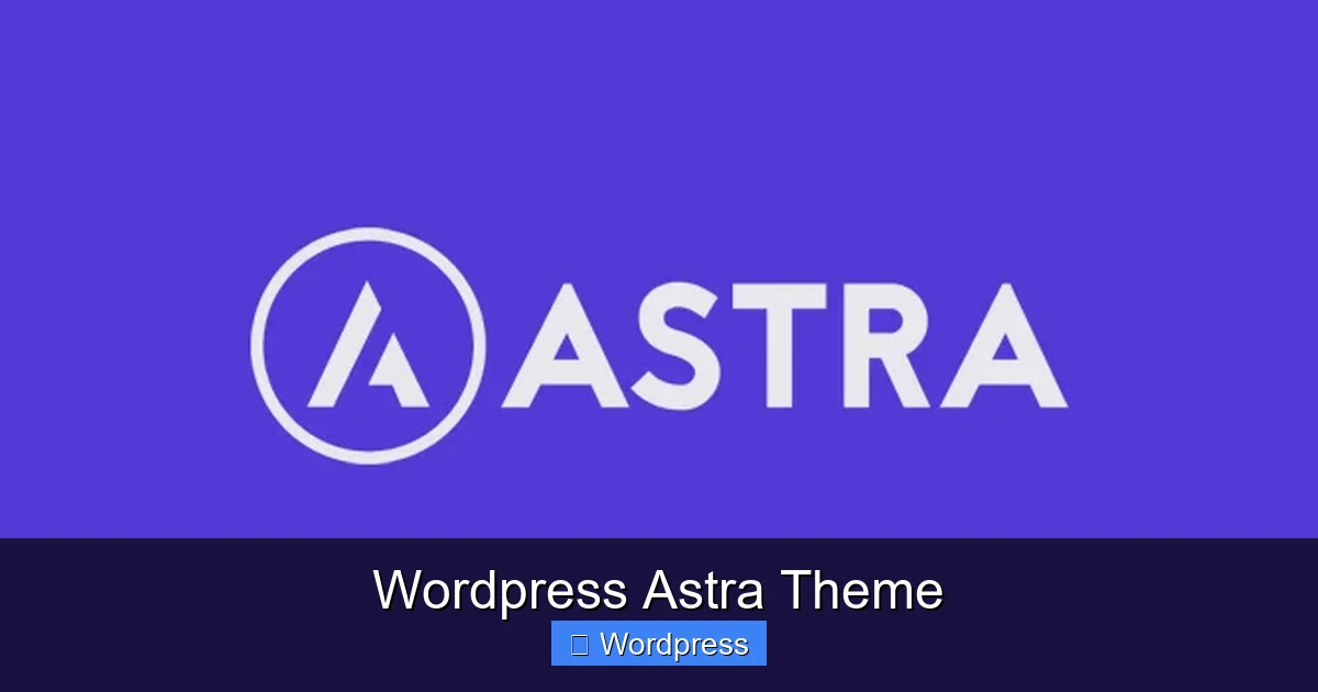 Wordpress Astra Theme