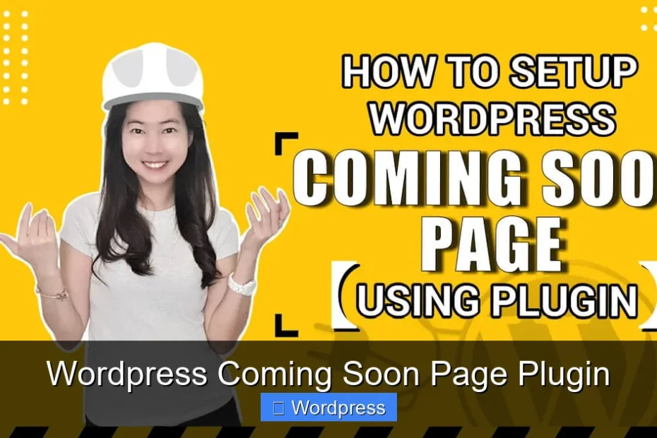 Wordpress Coming Soon Page Plugin