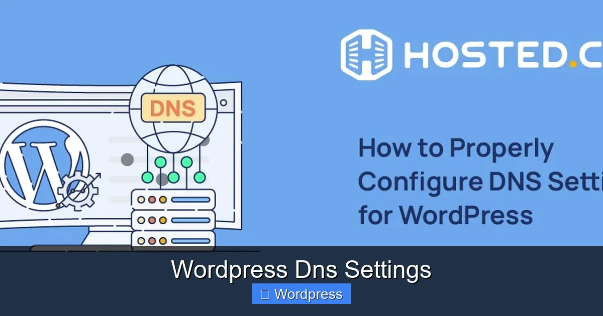 Wordpress Dns Settings