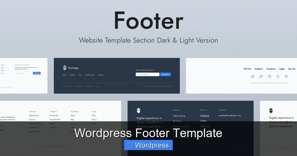 Wordpress Footer Template