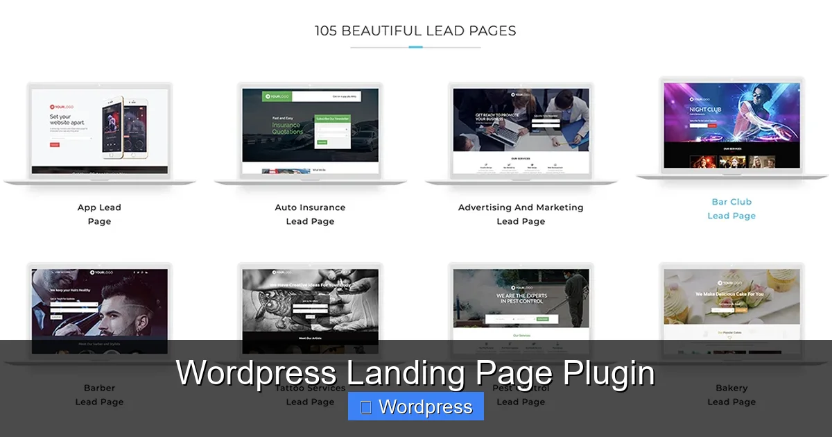 Wordpress Landing Page Plugin
