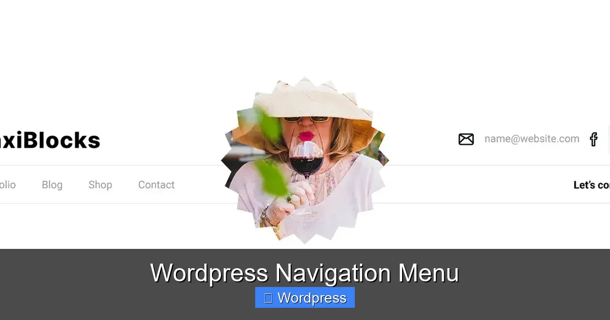 Wordpress Navigation Menu